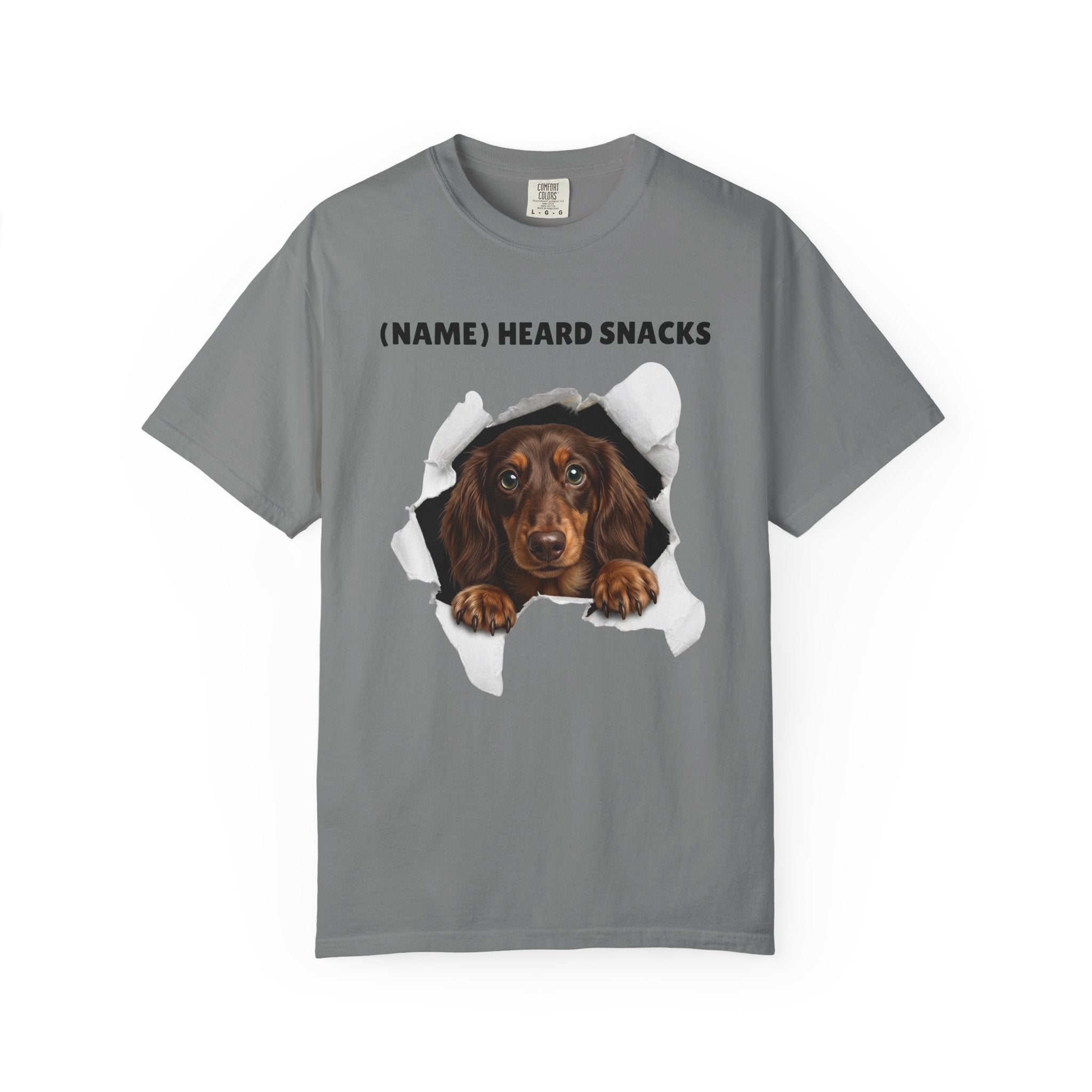 Custom Dog Shirt Peek Through