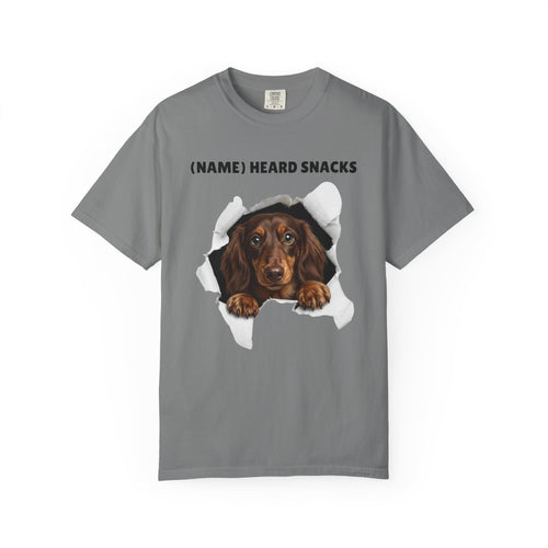 Custom Dog Shirt Peek Through