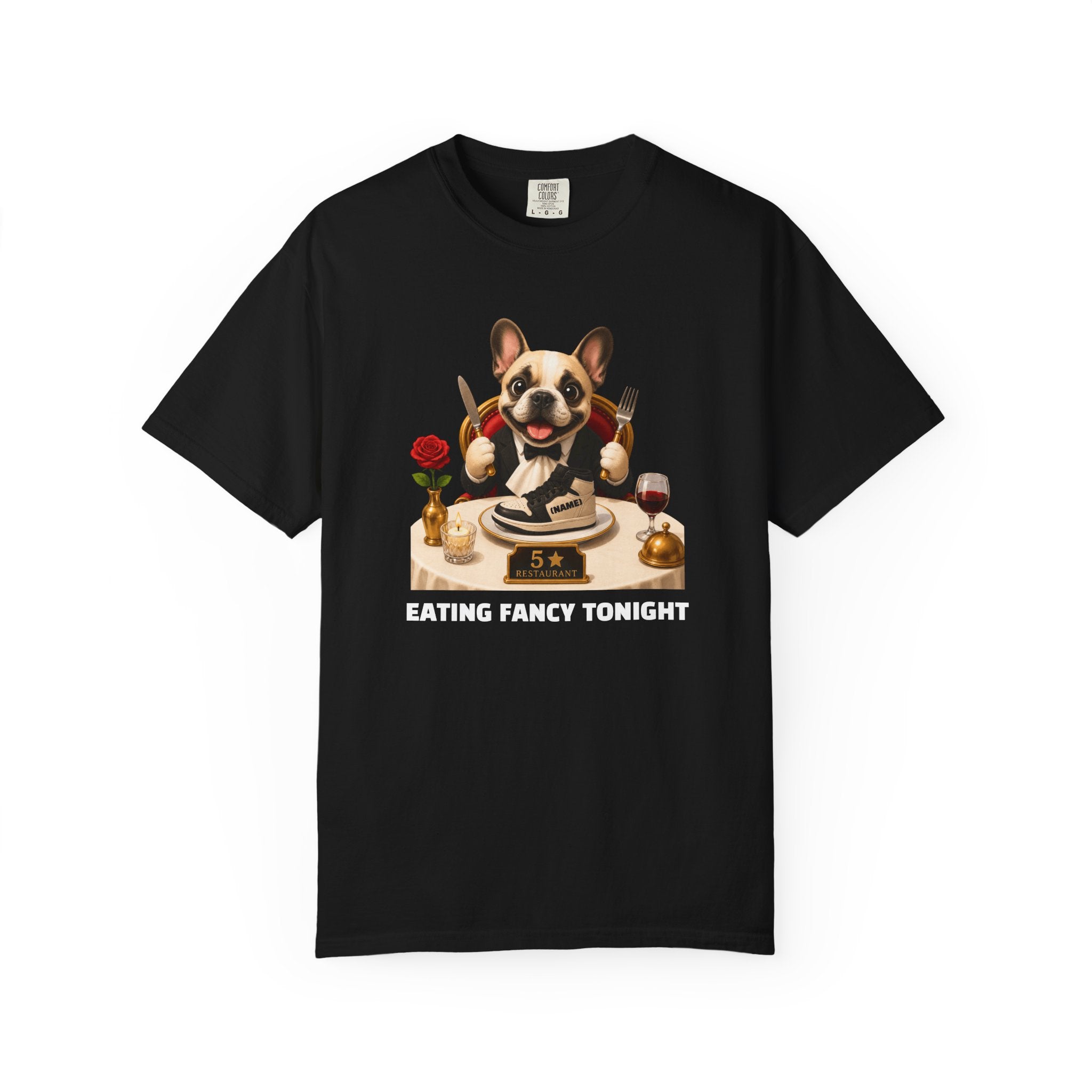 Custom Dog Shirt Fancy Restaurant