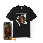 Custom Dog Shirt Peek Through