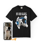 Custom Dog Shirt Peek Through Space