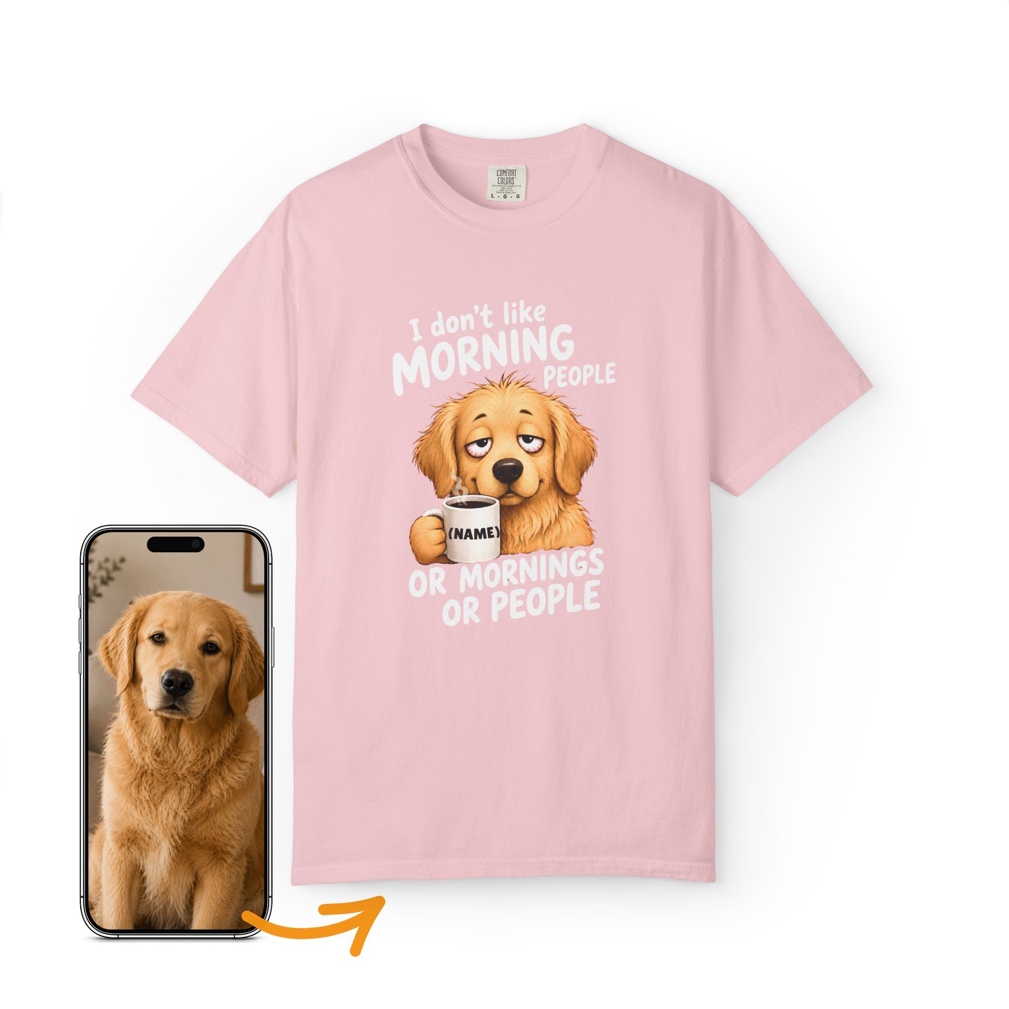Custom Dog Shirt Morning People