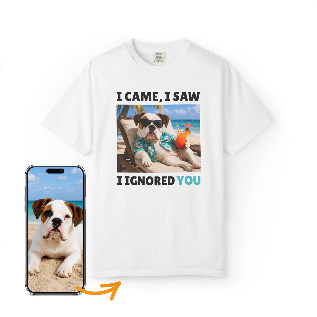 Custom Dog Shirt Beach Vacation