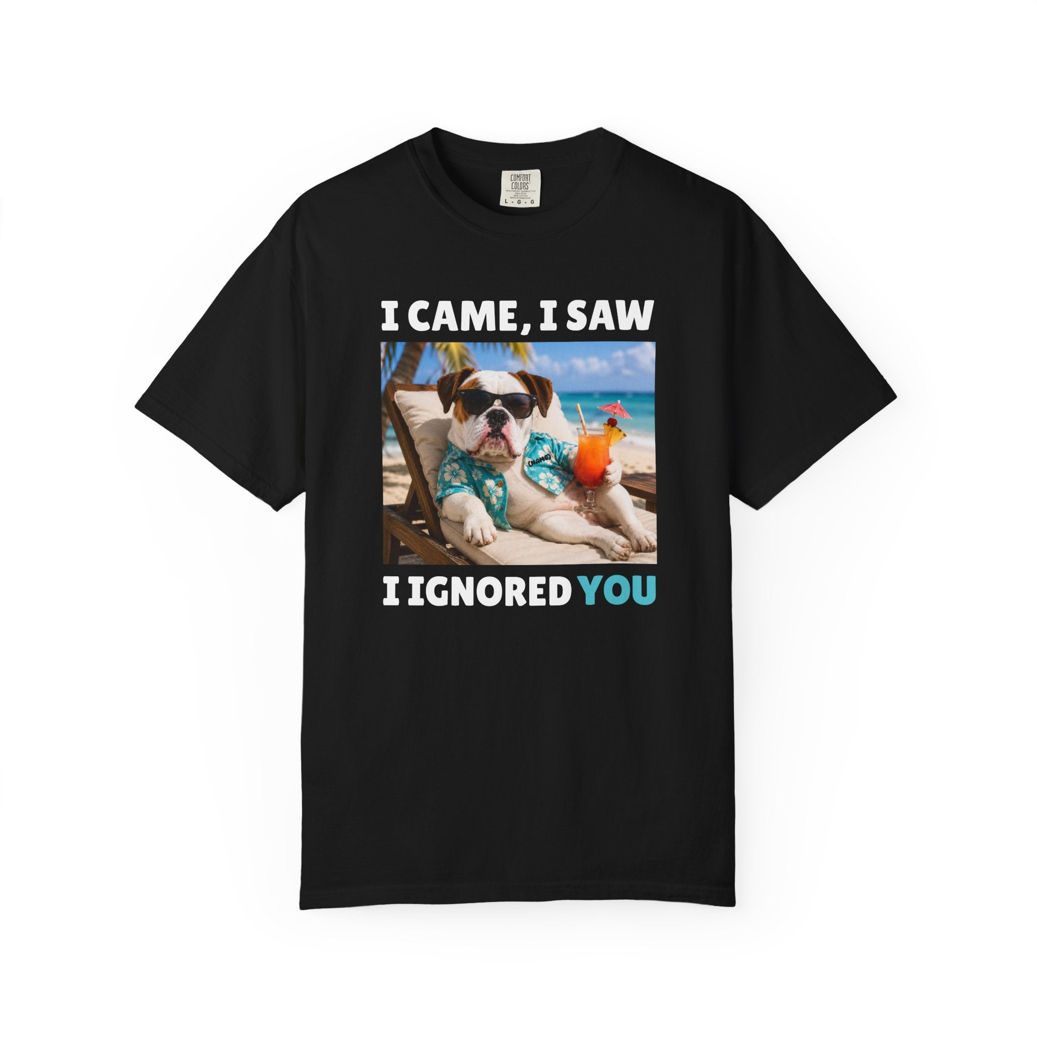 Custom Dog Shirt Beach Vacation