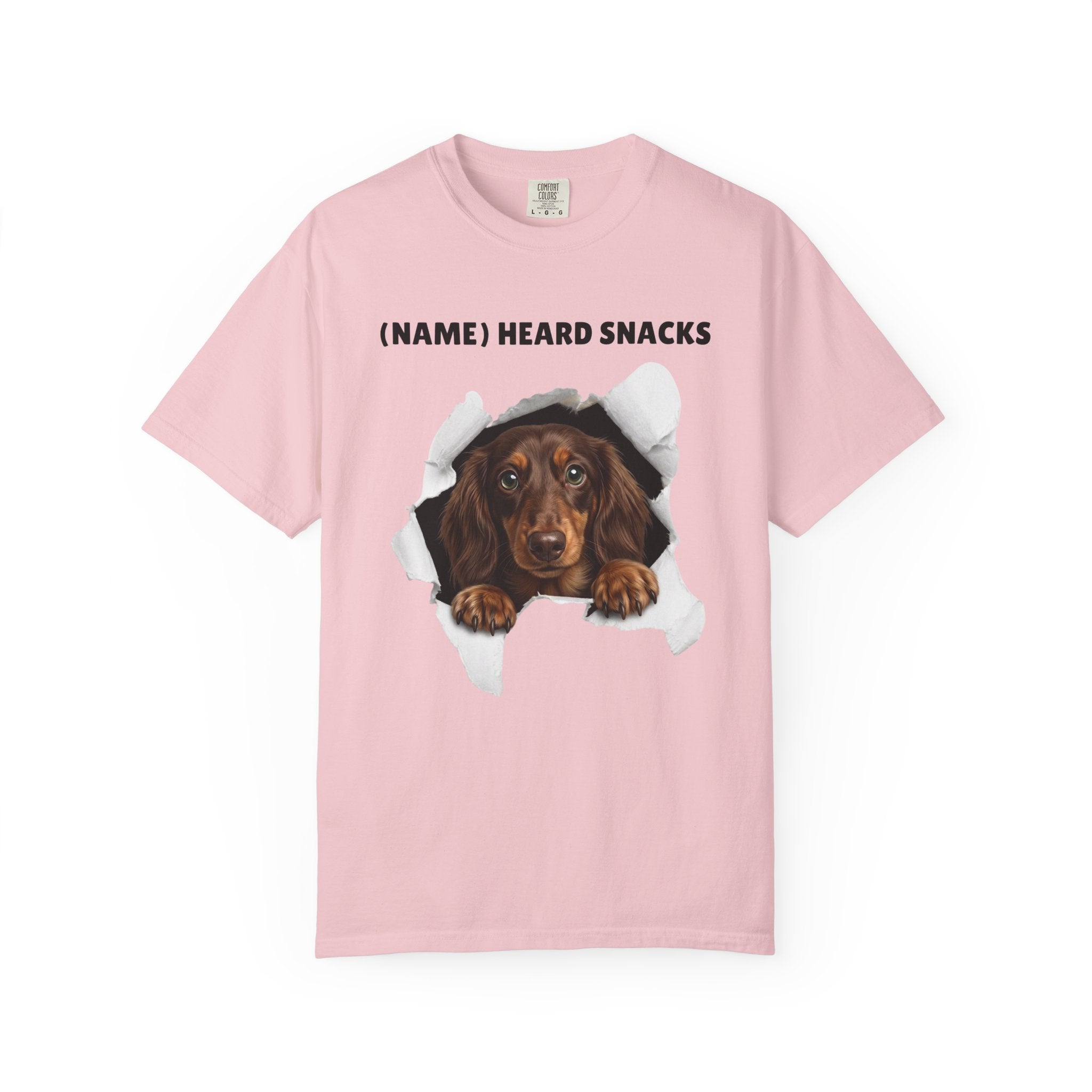 Custom Dog Shirt Peek Through