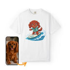 Custom Dog Shirt Surfing