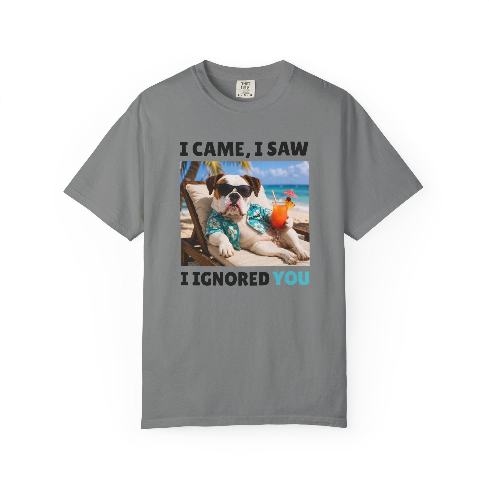 Custom Dog Shirt Beach Vacation
