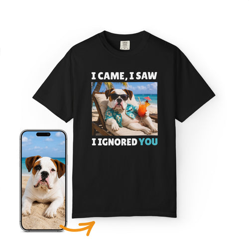 Custom Dog Shirt Beach Vacation
