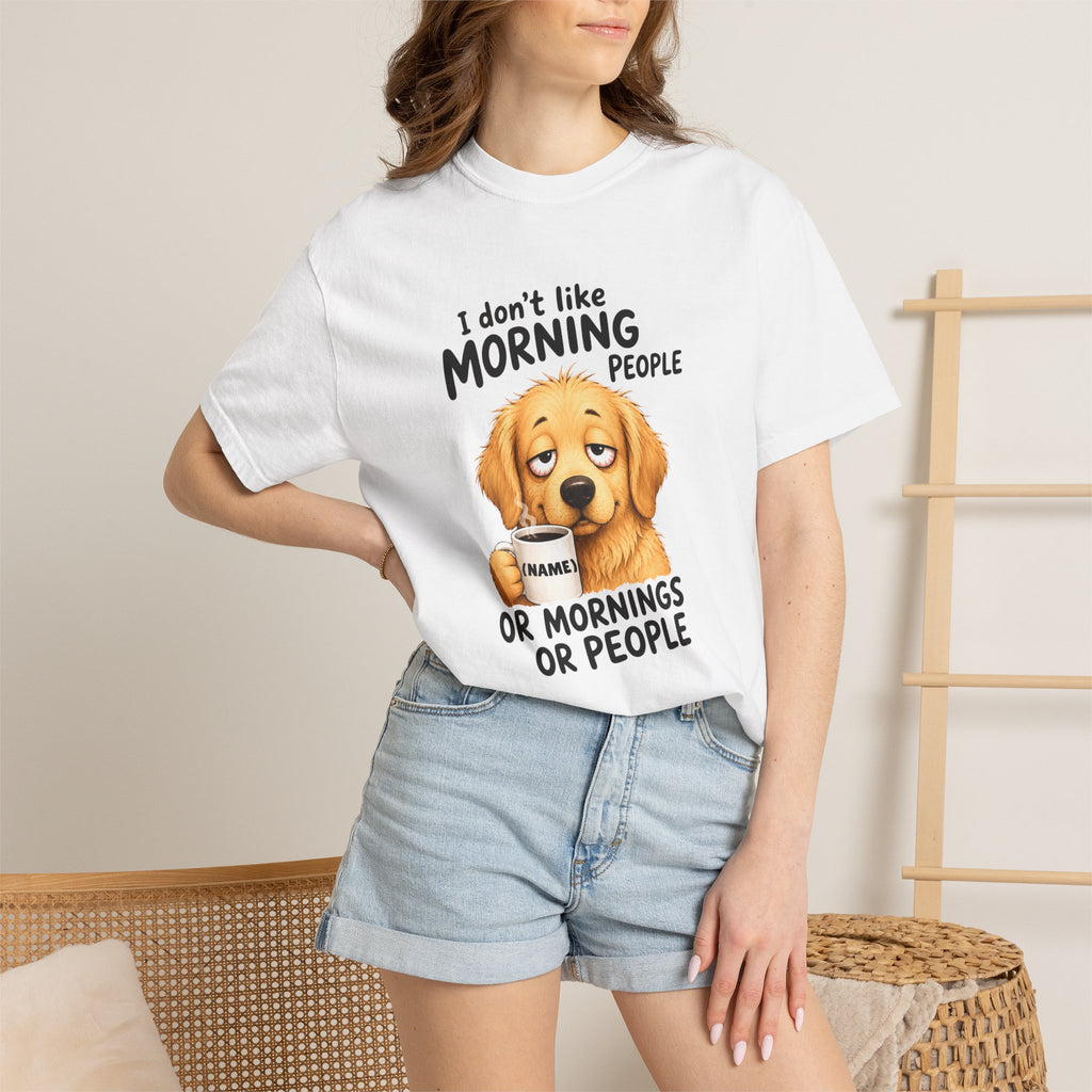 Custom Dog Shirt Morning People