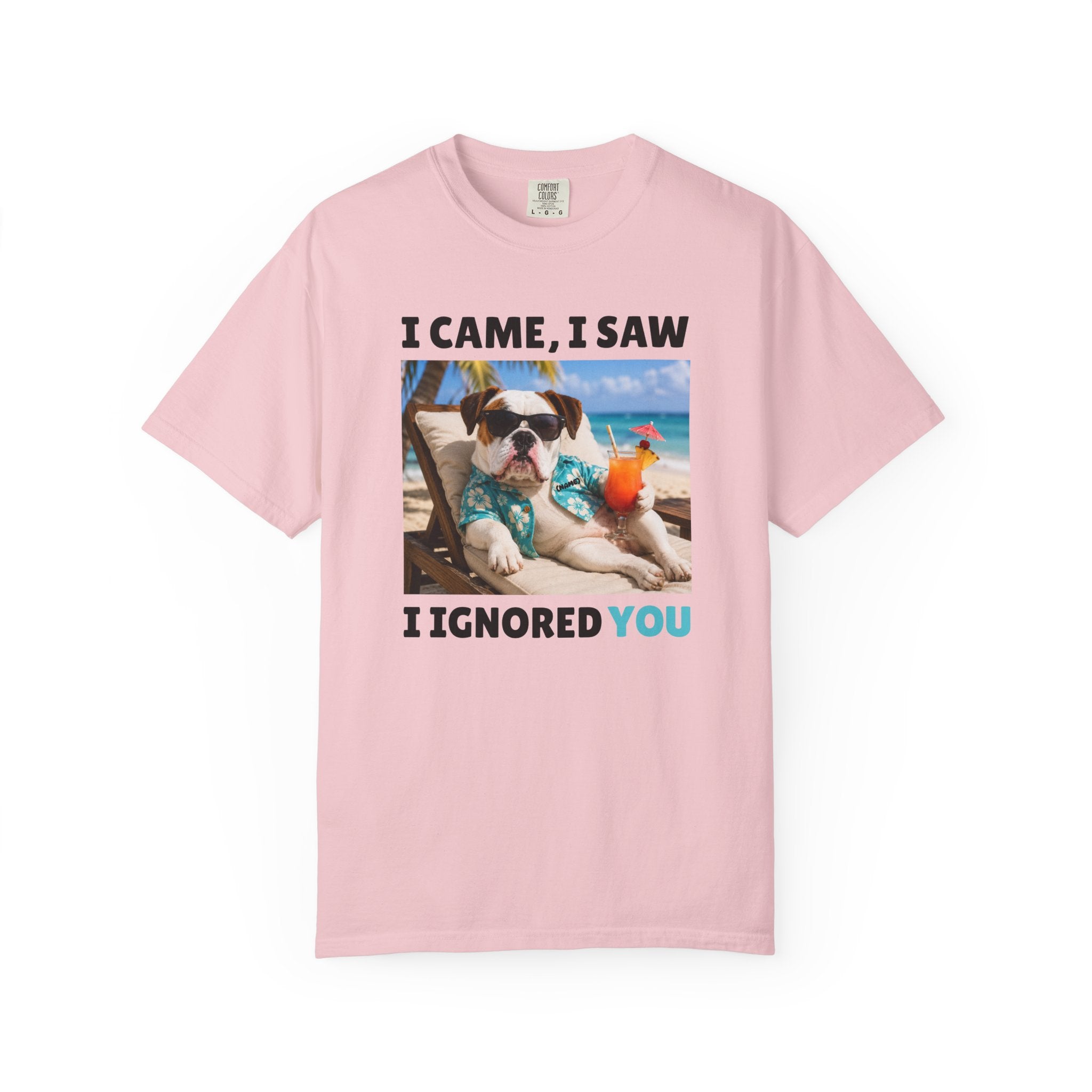Custom Dog Shirt Beach Vacation