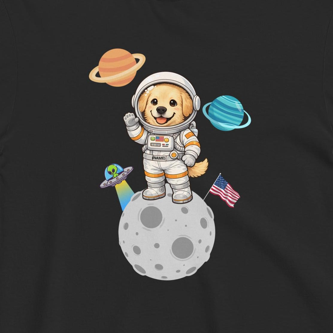 Custom Dog Shirt Space Astronaut