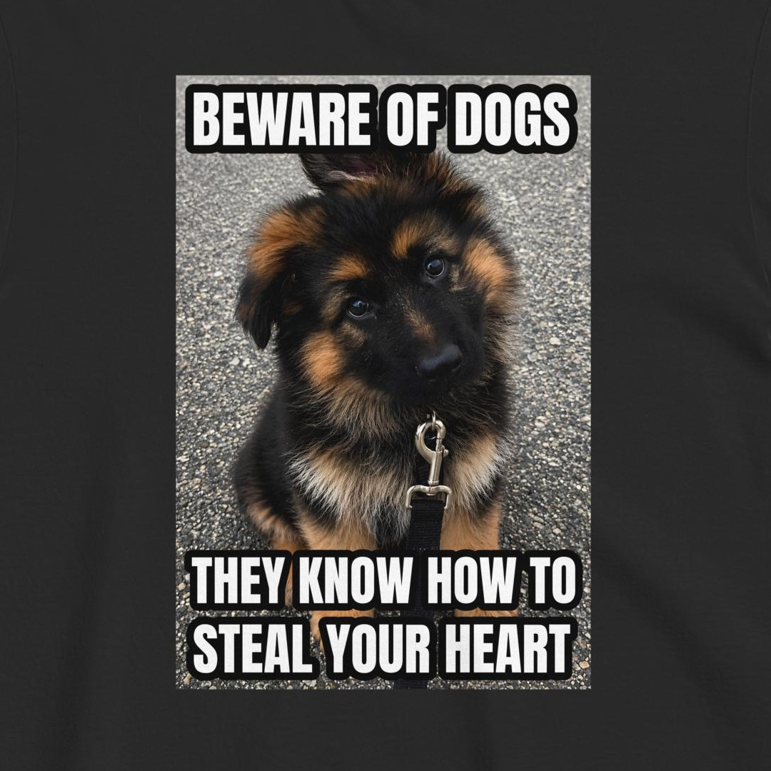 Custom Dog Shirt Beware Of Dogs