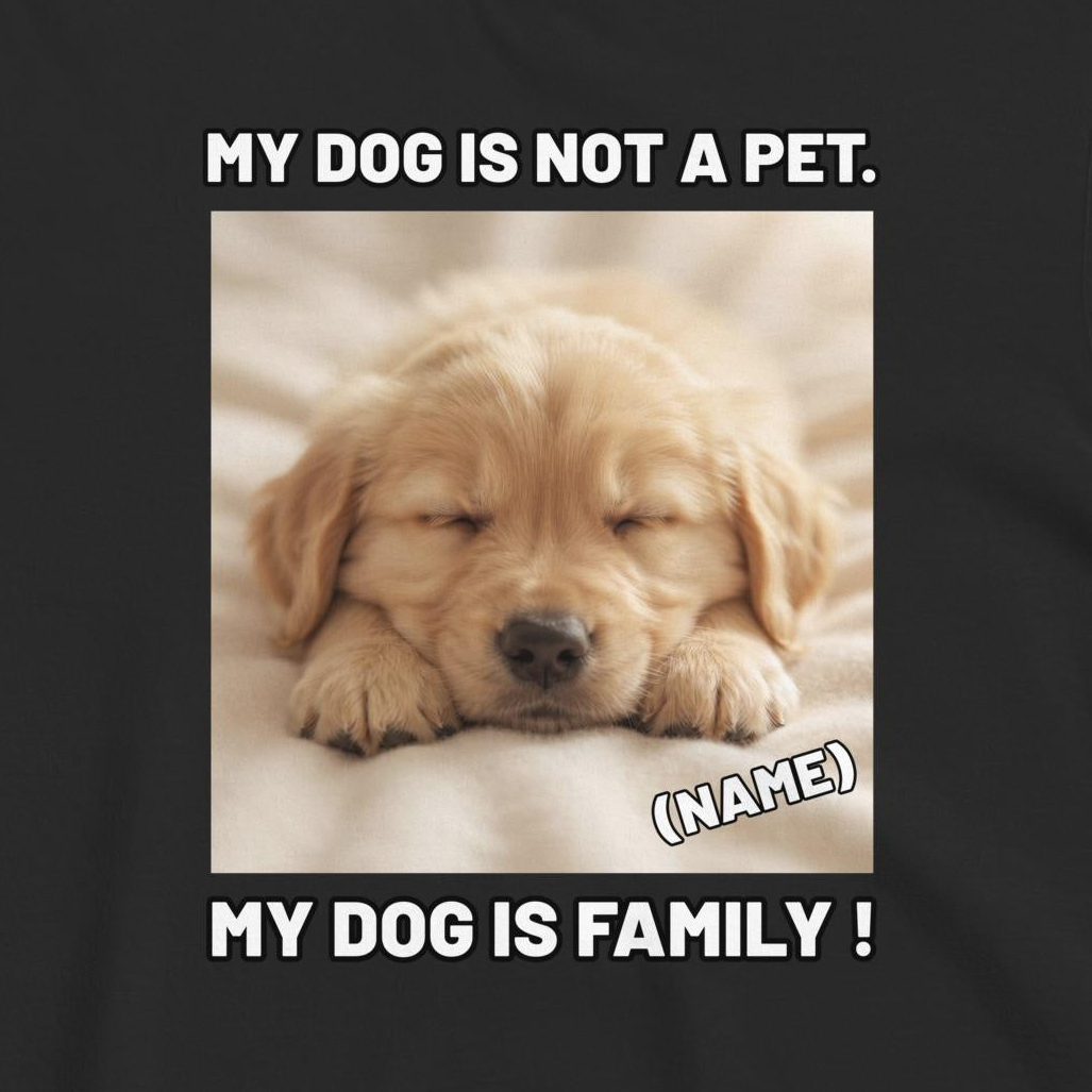 Custom Dog Shirt My Dog Is Family