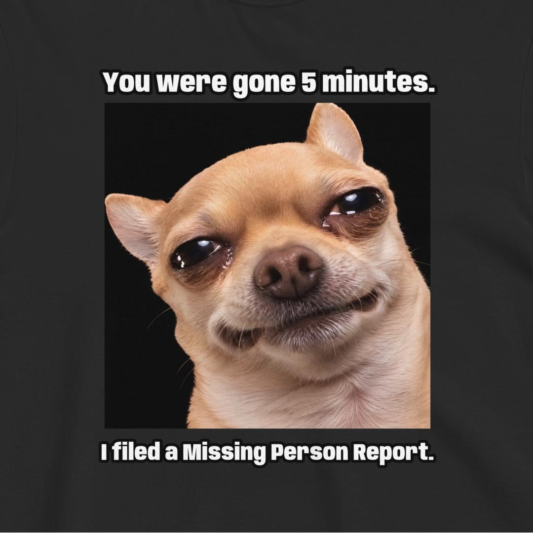 Custom Dog Shirt Separation Anxiety