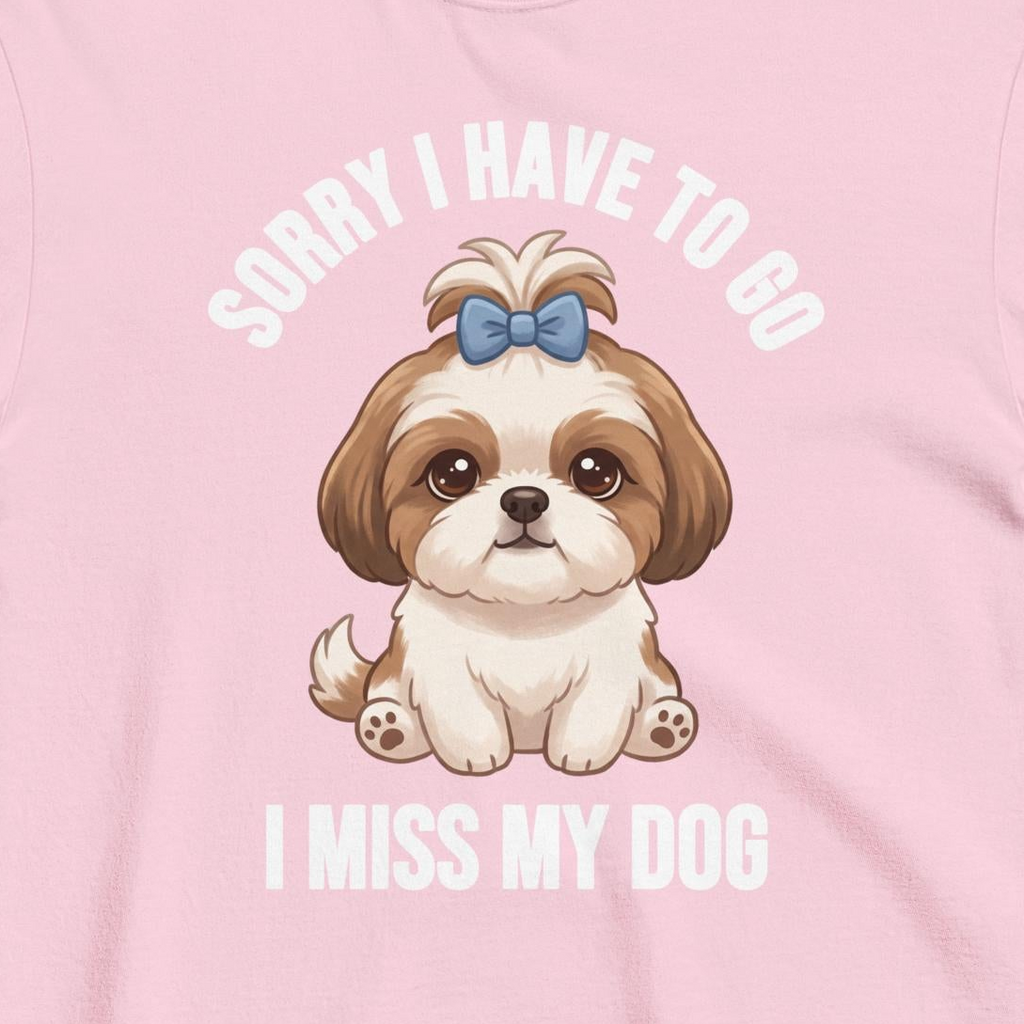 Custom Dog Shirt I Miss My Dog