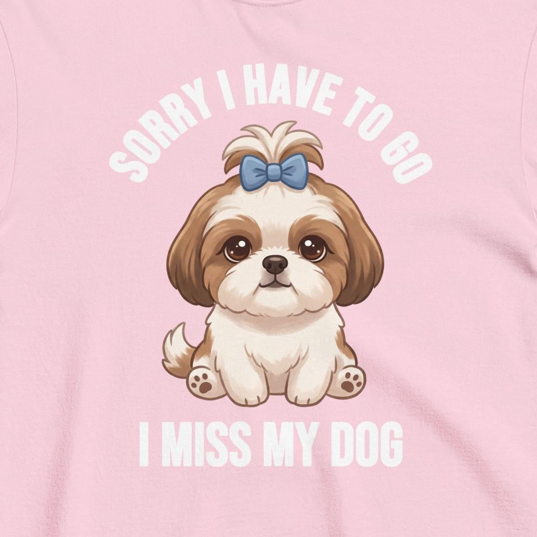 Custom Dog Shirt I Miss My Dog