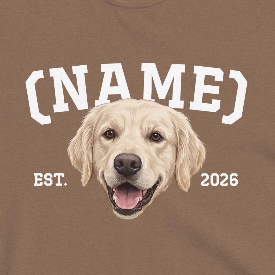 Custom Dog Shirt College Classic Edition