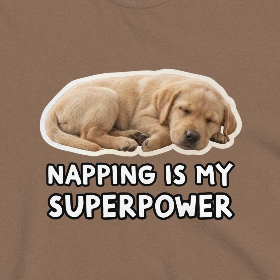 Custom Dog Shirt Napping Is My Superpower