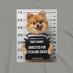 Custom Dog Shirt Mugshot
