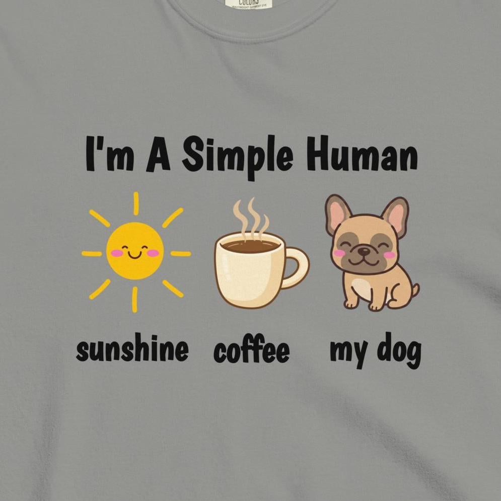 Custom Dog Shirt I'm A Simple Human