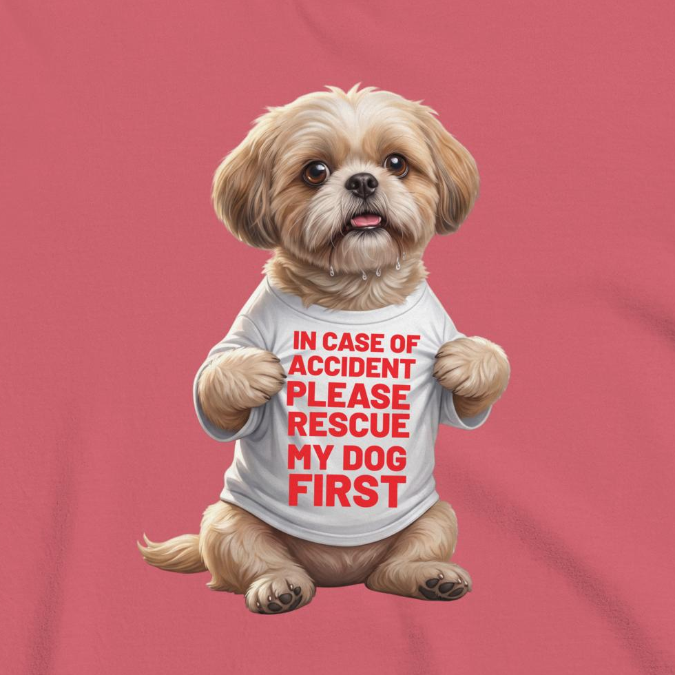 Custom Dog Shirt Rescue My Dog First